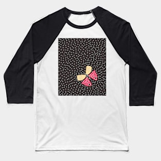 Butterfly on dark background Baseball T-Shirt